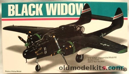 Airfix 1/72 Black Widow P-61 - P-61A Or P-61B - Moon Light Serenade, 40020 plastic model kit